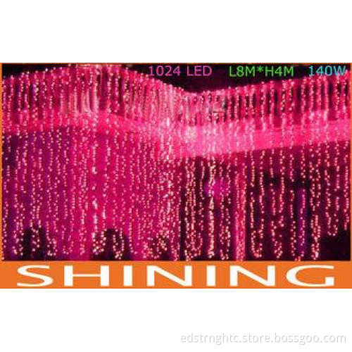 220v/110v 8*4m led curtain light with CE/ROHS and SAA certi
